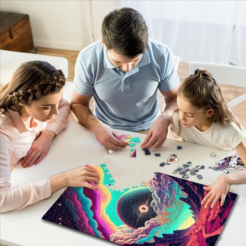 Puzzles para Adultos y Niños, The Road To Universe, Puzzle de 1000 Piezas para Adultos, Puzzles de Cartón, Kill Time para Adultos, Niños a Partir de 12 Años, Puzzles de Relajación, del Juego