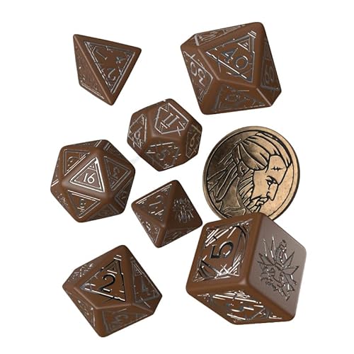 Q-Workshop WGE3V - The Witcher Dice Set: Geralt - The Roach's Companion (7), 2,29 x 10,67 x 15,24 cm