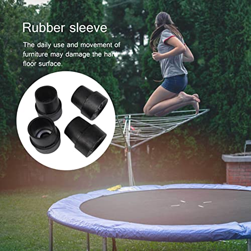 QiaoMi Cubierta de Pierna de trampolín, Reemplazo de la Cubierta del Mini trampolín, 10 Uds. Protector de Patas de Cama de Salto para Muebles, Puntas de Cubierta de Tubo de Base muda