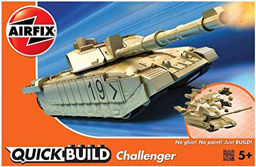 Quickbuild Airfix - Kit de construcción, Tanque Challenger (Hornby CJ6010)