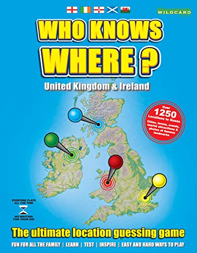 QUIÉN SABE DONDE - Reino Unido e Irlanda - MAPA FAMILY BOARD JUEGO DE ISLAS BRITISH