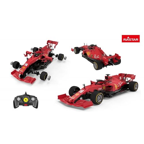 RASTAR Kits de coche RC para construir escala 116 compatibles con Ferrari SF 1000 RC Kit de construcción de montaje de coche con control remoto, 65 piezas de bricolaje, kits STEM para niños a partir