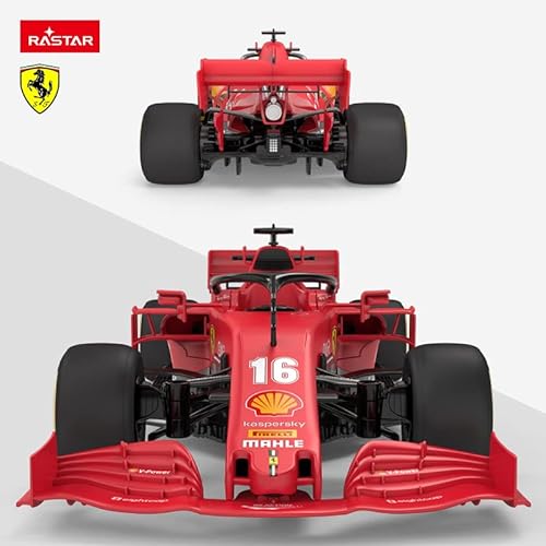 RASTAR Kits de coche RC para construir escala 116 compatibles con Ferrari SF 1000 RC Kit de construcción de montaje de coche con control remoto, 65 piezas de bricolaje, kits STEM para niños a partir