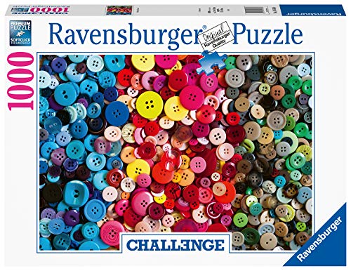 Ravensburger-16563 1000 Piezas, Buttons, Colección Challenge, Impossible Rompecabezas de Calidad, Jigsaw Puzzle, Multicolor, único (16563 6)