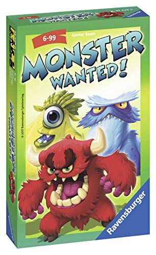 Ravensburger 234288 "Monster Wanted Juego de Cartas