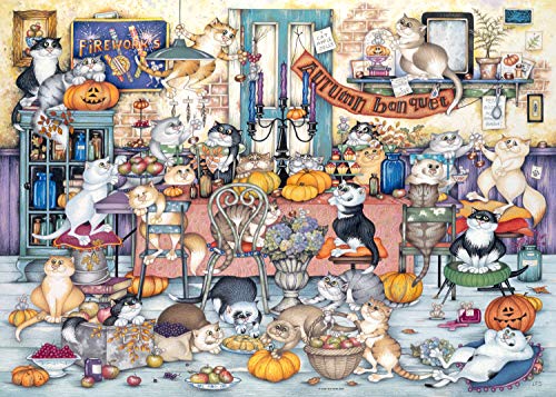 Ravensburger- Crazy Cats - Puzzle de 1000 Piezas para Adultos y niños a Partir de 12 años (16509)