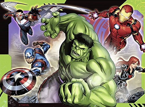 Ravensburger Marvel Avengers 4 in Box (12, 16, 20, 24 Pieces) Jigsaw Puzzles for Kids Age 3 Years Up