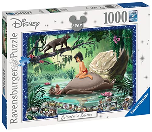 Ravensburger, Puzzle 1000 Piezas, El Libro de la Selva, Puzzle Disney, Puzzle Adultos, Rompecabeza de Calidad, 19744