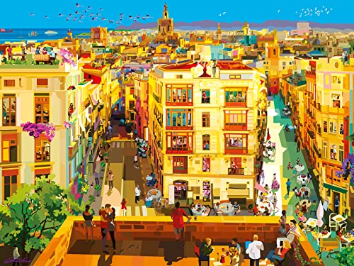 Ravensburger - Puzzle Cena en Valencia, 1500 Piezas, Puzzle Adultos