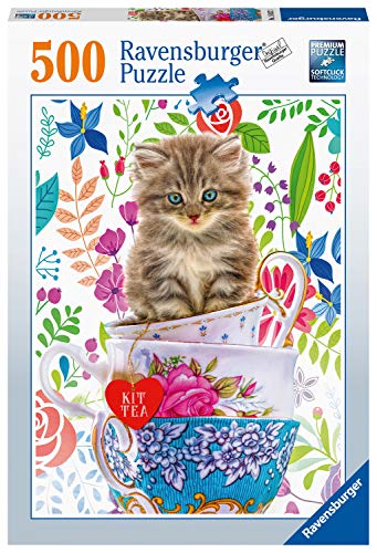 Ravensburger Puzzle, Gatito en Taza, 500 Piezas, Puzzle Adultos, 15037 3