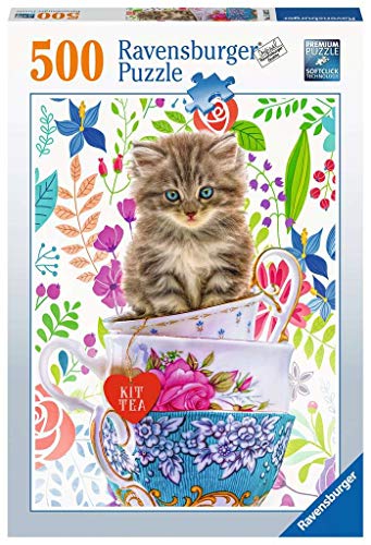 Ravensburger Puzzle, Gatito en Taza, 500 Piezas, Puzzle Adultos, 15037 3