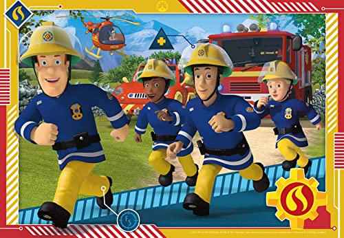 Ravensburger - Puzzles 2 x 24 Piezas Equipo/Sam el Bombero Feuermann, Rompecabezas para Niños, Edad Recomendada 4+ (80532)