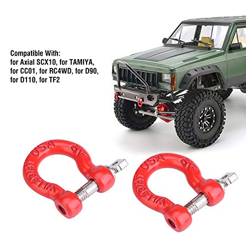 RC Lock Catch, 8PCS RC Car Trailer Hebilla RC Tow Grillete Metal Tow Grille Lock Catch RC Car Accesorio Piezas para RC Climbing Crawler Car