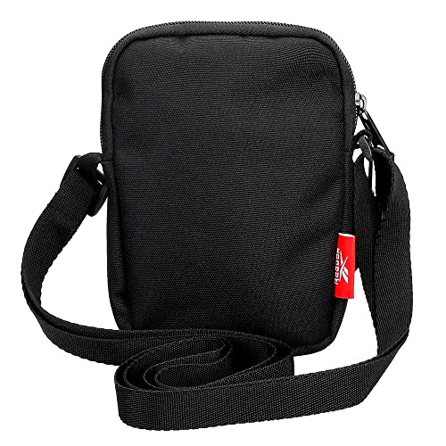 Reebok Andover, Equipaje Bolsa De Mensajero Niños, Negro (Black), Bandolera Pequeña