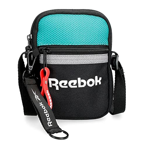 Reebok Andover, Equipaje Bolsa De Mensajero Niños, Negro (Black), Bandolera Pequeña