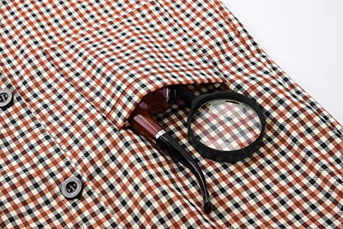 ReliBeauty Disfraz Detective Disfraz Sherlock Holmes Niños y Niñas con Accesorios 7-8 años(120cm)