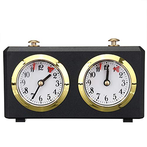 Reloj ajedrez Accesorios Temporizador Juego I-GO Concurso Internacional Retro Regalo portátil Cuenta atrás Profesional Analógico Mecánico Preciso