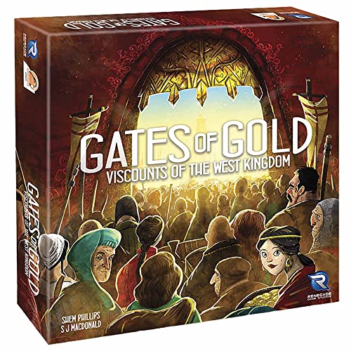 Renegade Game Studios Viscounts of The West Kingdom: Gates of Gold Expansion - Juego de mesa de estrategia, a partir de 14 años