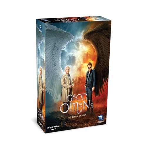 Renegade Games Studios Good Omens: an Inefable Game| Exclusivo de Amazon | Basado en la exitosa serie original de Amazon | Juegos cooperativos para 2-4 jugadores, a partir de 14 años