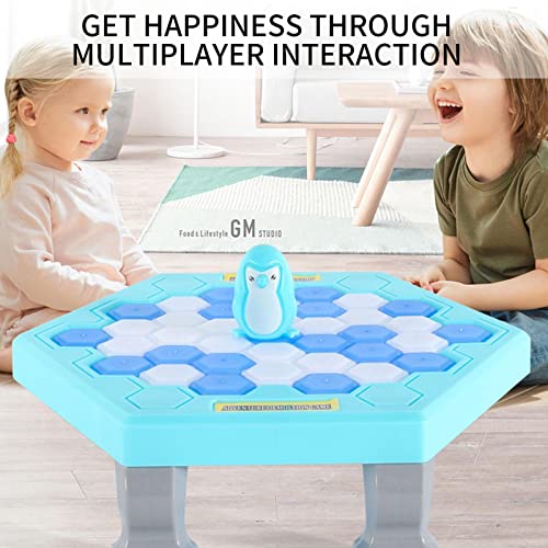 Renywosi Guardar Pingüino En El Hielo Juego, Juego Educativo para Romper Hielo, Juego Mesa Ice Cool, Juguetes para Romper el Hielo, Juego Inteligencia para Padres e Hijos, Regalos