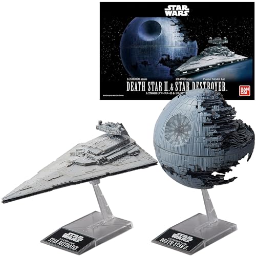 Revell Wars Bandai Death II + Imperial Star Kit Modelo, Color Plateado (01207)