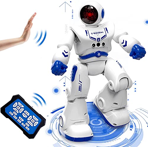 Robot Juguete Robot para niños 8 9 10 11 12 años Juguetes Robótica Educativa Robot infantil Inteligente e Interactivo Programación Gestos Control Multifuncionales Luz y Sonido Juguete Ideal para Niños