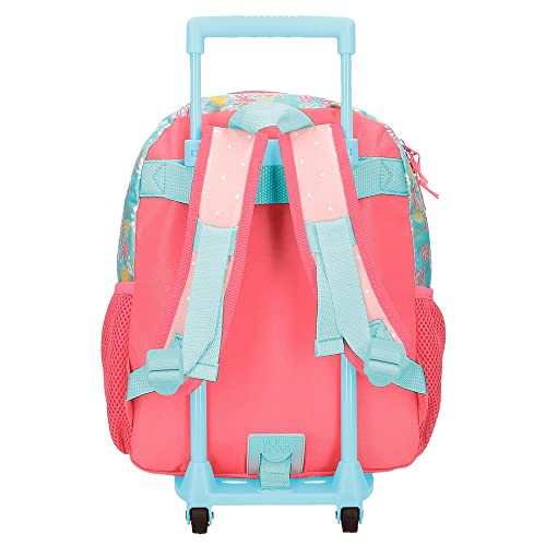 Roll Road My little town Mochila Preescolar con Carro Rosa 27x33x11 cms Poliéster 9,8L