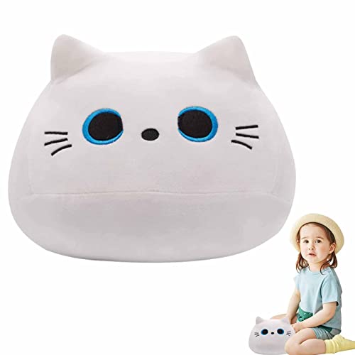 Rosixehird Muñeca Gato Negro,Lindo Gato Dibujos Animados para niños niñas niños | Animal Peluche Gato Negro, Juguetes Peluche para Dormir para bebés, Regalos Juguete Peluche