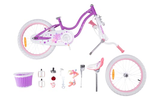 Royal Baby Stargirl Bicicleta para niños, Rosa, Kids Bike