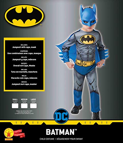 Rubie's Batman Disfraz, multicolor, 7-8 años (300028