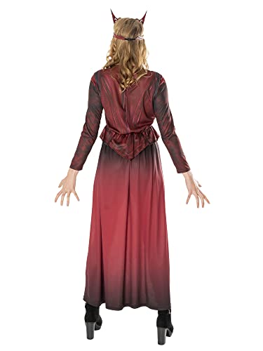 Rubies Disfraz Bruja Escarlata Deluxe para mujeres, Dr Strange in the Multiverse of Madnes con Top, pantalones, capa y accesorio para la cabeza, para halloween, carnaval, cumpleaños, 301469S