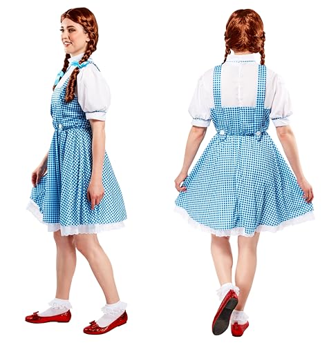 Rubies Disfraz oficial de Dorothy del Mago de Oz para adultos, estándar, azul, Día Mundial del Libro