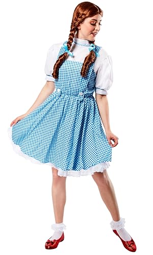 Rubies Disfraz oficial de Dorothy del Mago de Oz para adultos, estándar, azul, Día Mundial del Libro