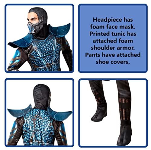 Rubie's Disfraz oficial de Mortal Kombat Sub-Zero para adultos, ver fotos, Taille unique