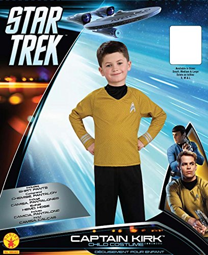 Rubie's Disfraz oficial del Capitán Kirk de Star Trek, para niños de 5 a 7 años