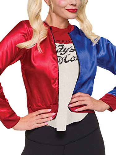 RUBIE'S FRANCE Disfraz Chaqueta y Camiseta Adulto Harley Quinn - Escuadrón Suicida - L