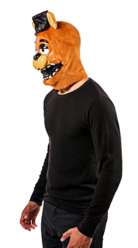 Rubie's Máscara de disfraz de Freddy de peluche de Five Nights at Freddy, como se muestra, talla única