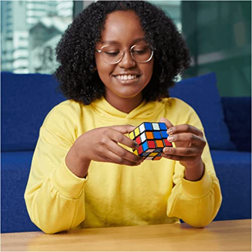 RUBIK'S Cube RE-Cube 3X3 – Juego de rompecabezas, para adultos y niños, cubo mágico – Puzzle 3 x 3 – 100% reciclado, coincidencia de colores, cubo clásico de resolución de problemas – Juguete infantil