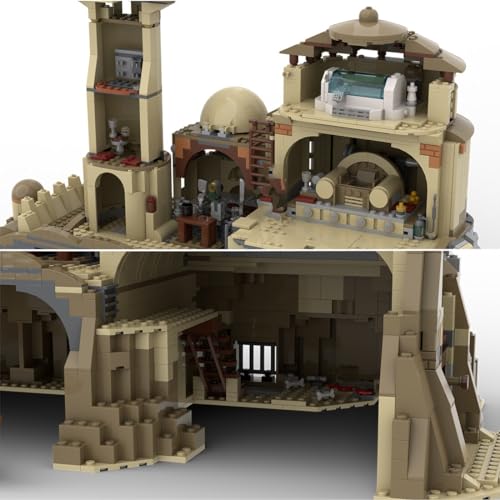 RULZ Juego de construcción modular militar para niños, MOC-108238 The Daimyos Palace modelo de juguete de montaje, 1762 unidades, regalos creativos, compatible con Lego