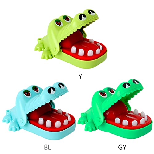 S-TROUBLE Juego de Dientes de cocodrilo, Rocodile Classic Mouth Family Juego de Juguetes para aliviar el estrés Juego para niños Juguete Crocodile Mouth Tooth Bite Hand Finger for Kid