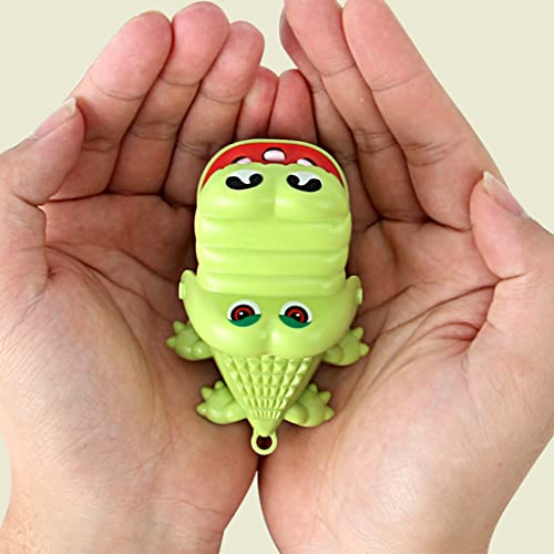 S-TROUBLE Juego de Dientes de cocodrilo, Rocodile Classic Mouth Family Juego de Juguetes para aliviar el estrés Juego para niños Juguete Crocodile Mouth Tooth Bite Hand Finger for Kid