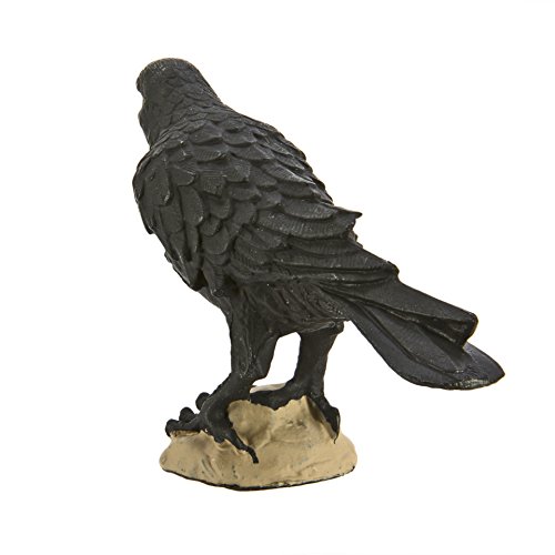 Safari-Wings of The World Raven Miniature Birds Minatura de plástico, Color Negro (S150829)