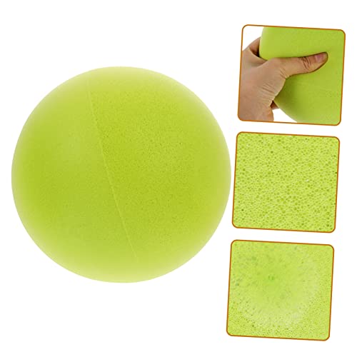 SAFIGLE 3 Piezas Bola Silenciosa Bola De Espuma Silenciosa Pelota Muda Que Rebota Palmaditas Educativas Raqueta Silenciosa Patada Inflable Alberca Exterior Niño Cloruro De Polivinilo