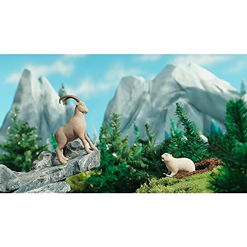 Sbabam, Dominadores de Las Montañas, Animal Discovery, Juegos para Niños, Juego de Animales para Niños, Pack 4 Piezas, Regalo Niño & Depredadores de la Tierra - Pack 4 Bolsas