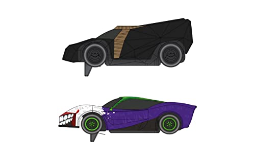 SCALEXTRIC G1177M Juego de Carreras Micro 1:64 Alimentado por batería Batman Vs Joker The Race for Gotham City, Individual, Color Verde, Medium