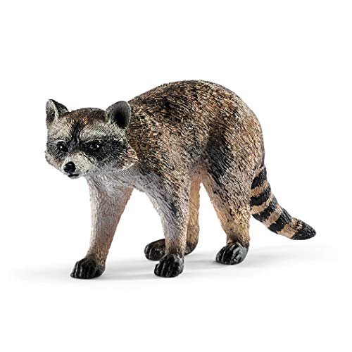 Schleich-Figura de Mapache, Colección Wild Life, colores, 7.4 cm (14828)