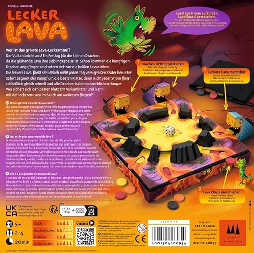 Schmidt Spiele 40895 Sabroso Lava, Tres Magos Juego De Niños, Multicolor