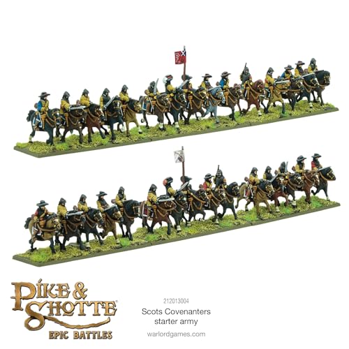 Scots Covenanters Starter Army - Miniaturas épicas a escala para lucio y shotte, miniaturas altamente detalladas para juegos de guerra de mesa