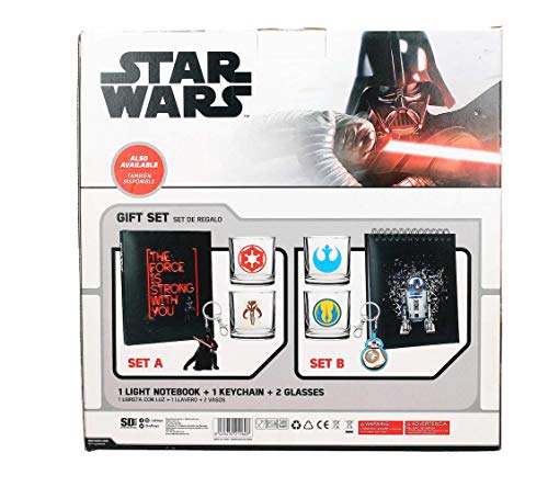 SD Toys- Set Regalo Star Wars Rebeldes (Libreta-Vasos-Llavero), Multicolor (SDTSDT21160) , color/modelo surtido