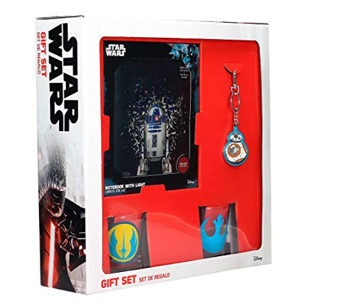 SD Toys- Set Regalo Star Wars Rebeldes (Libreta-Vasos-Llavero), Multicolor (SDTSDT21160) , color/modelo surtido